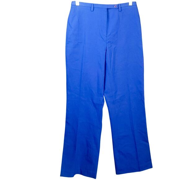 VINTAGE Casual Corner Wide Leg Dress Pant Women 8 Coastal Blue‎ Deadstock | NWT - Picture 3 of 6